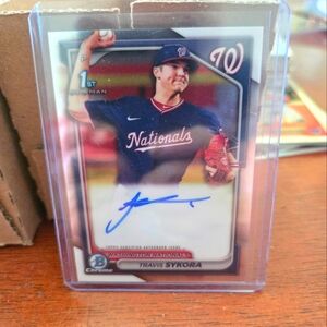 2024 1st Bowman Topps Certified Autograph Of Travis Sykora.
